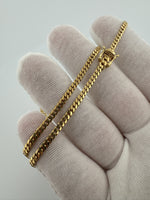 18” 14k Yellow Gold Cuban 3mm 14.2