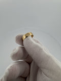 Size 6 14k Yellow Gold 6mm Cigar Band 6.2g