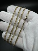 24” 14k Yellow Gold Rope 2.5mm 17.2g