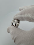 14k White Gold 8mm x 8mm Italian Huggies 7.86g