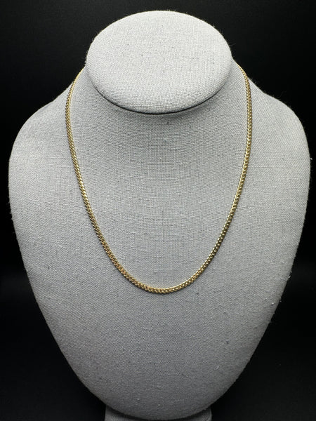 18” 10k Yellow Gold Cuban 3mm 12.1g