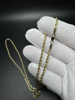 24” 14k Yellow Gold Rope 2.5mm 17.2g