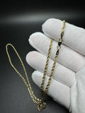 24” 14k Yellow Gold Rope 2.5mm 17.2g