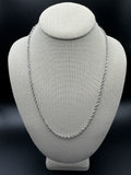22” 10k White Gold Rope 2.7mm 4.41g