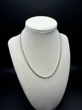 16” 14k White Gold Rounded Box Chain 2.5mm 5.14g