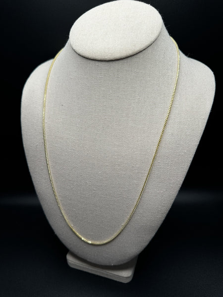 24” 14k Yellow Gold Franco 1.8mm 9.4g