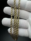 22” 10k Yellow Gold Rope 3.5mm 23.9g