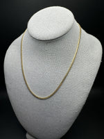 18” 10k Yellow Gold Cuban 3mm 12.1g
