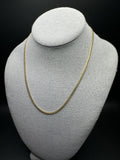 18” 10k Yellow Gold Cuban 3mm 12.1g