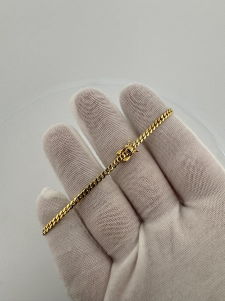 7.5” 10k Yellow Gold Cuban 3mm 5.63g