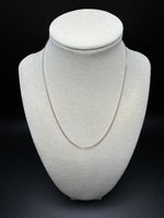 16” 14k Rose Gold Heavy Link 1.3mm 1.94g