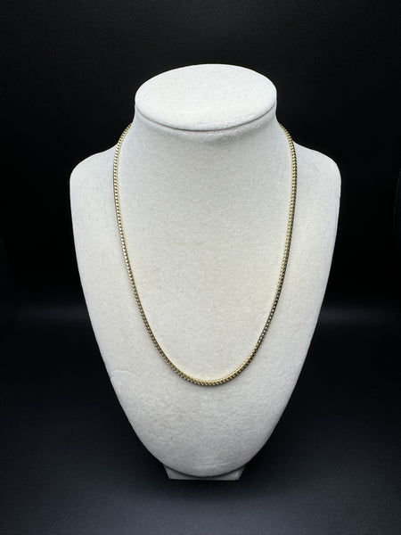 18” 10k Yellow Gold Franco 2mm 13.24g