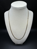 20” 14k Yellow Gold Curb 3mm 6.0g
