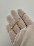 7.5” 10k Yellow Gold Cuban 3mm 5.63g