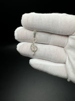 1” 10k Yellow Gold Music Note Pendant 1/2ctw Natural Diamonds 3.9mm Bail 1.0g