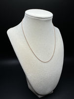 16” 14k Rose Gold Heavy Link 1.3mm 1.94g