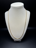 22” 10k Yellow Gold Franco 2mm 12.3g