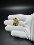 1.5” 14k Yellow Gold Jesus Pendant 5.2mm Bai 3.6g