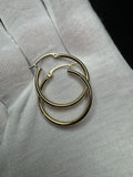 25mm 14k Yellow Gold Hoops 1.8g