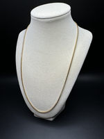 22” 10k Yellow Gold Franco 2mm 12.3g