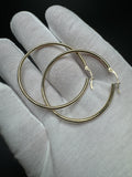 45mm 14k Yellow Gold Hoops 3.1g