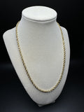 20” 14k Yellow Gold Rope 3mm 23.7g