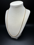 22” 10k Yellow Gold Franco 2mm 12.3g
