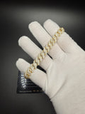 9" 10mm gold over silver moissanite Cuban bracelet, 7.75ctw D VVS1, 36.6g – Ott Family Jewelry (5)