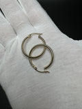 25mm 14k Yellow Gold Hoops 1.8g