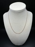 16” 14k Rose Gold Heavy Link 1.5mm 2.46g