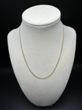 16” 14k Rose Gold Heavy Link 1.5mm 2.46g