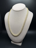 22" 10mm gold over silver moissanite Cuban chain, 18.86ctw D VVS1, 94.9g – Ott Family Jewelry (4)
