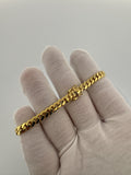 7.5” 10k Yellow Gold Cuban 6mm 19.4g
