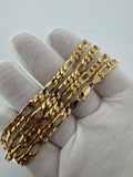 18” 10k Yellow Gold Figaro 5.5mm 18.9g
