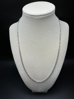 20” 14k White Gold Rope 2.5mm 8.2g