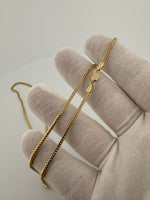 22” 10k Yellow Gold Franco 2mm 12.3g