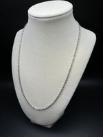 20” 14k White Gold Rope 2.5mm 8.2g