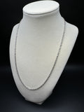 20” 14k White Gold Rope 2.5mm 8.2g