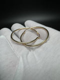 40mm 14k Yellow Gold Hoops 2.7g