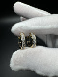 15mm 14k Yellow Gold 1ctw VS/VVS Lab Diamond Huggies 3.8g