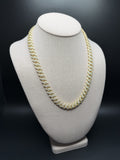20" 10mm gold over silver moissanite Cuban chain, 17.15ctw D VVS1, 85.7g – Ott Family Jewelry (4)
