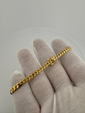 8” 10k Yellow Gold Cuban 5mm 14.9