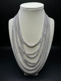 Moissanite Tennis Chains - 2mm (Sterling Silver setting)