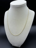 18” 14k Yellow Gold Rope 1.5mm 3.5g