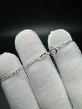 6” Silver Figaro Baby ID Bracelet