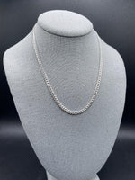 4mm Silver Cuban chains/ bracelets