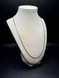 22” 10k Yellow Gold Cuban 2mm 8.7g