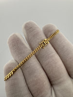7” 14k Yellow Gold Cuban 3mm 5.8g
