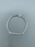 6mm Silver Cuban chains/ bracelets