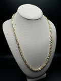 24” 10k Yellow Gold Figarope Milano 5.5mm 47.8g